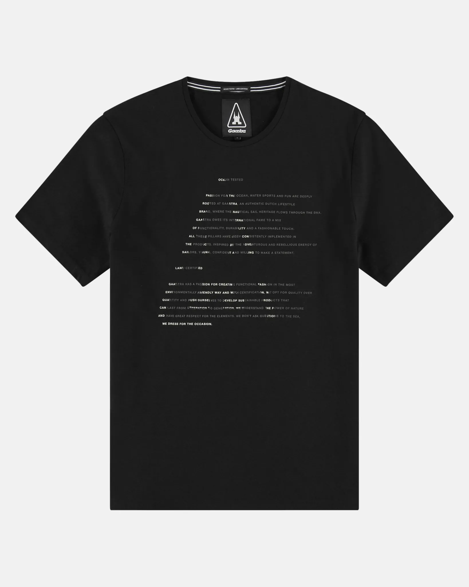 Best Gaastra 100% Katoenen Warp T-Shirt