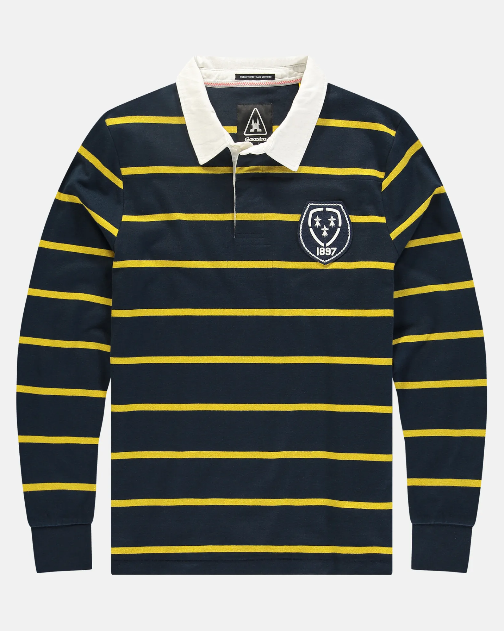 Outlet Gaastra Het Klassieke Gebreide Rugbyshirt Van 100% Katoen
